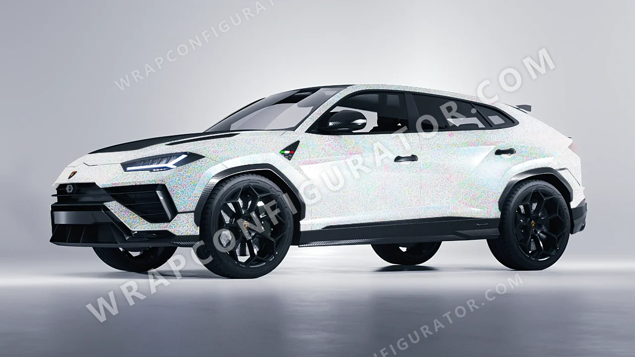 White Lamborghini Urus Performante 2024 wrapped in Colourshield PPF by HyperPro White GLF02-P