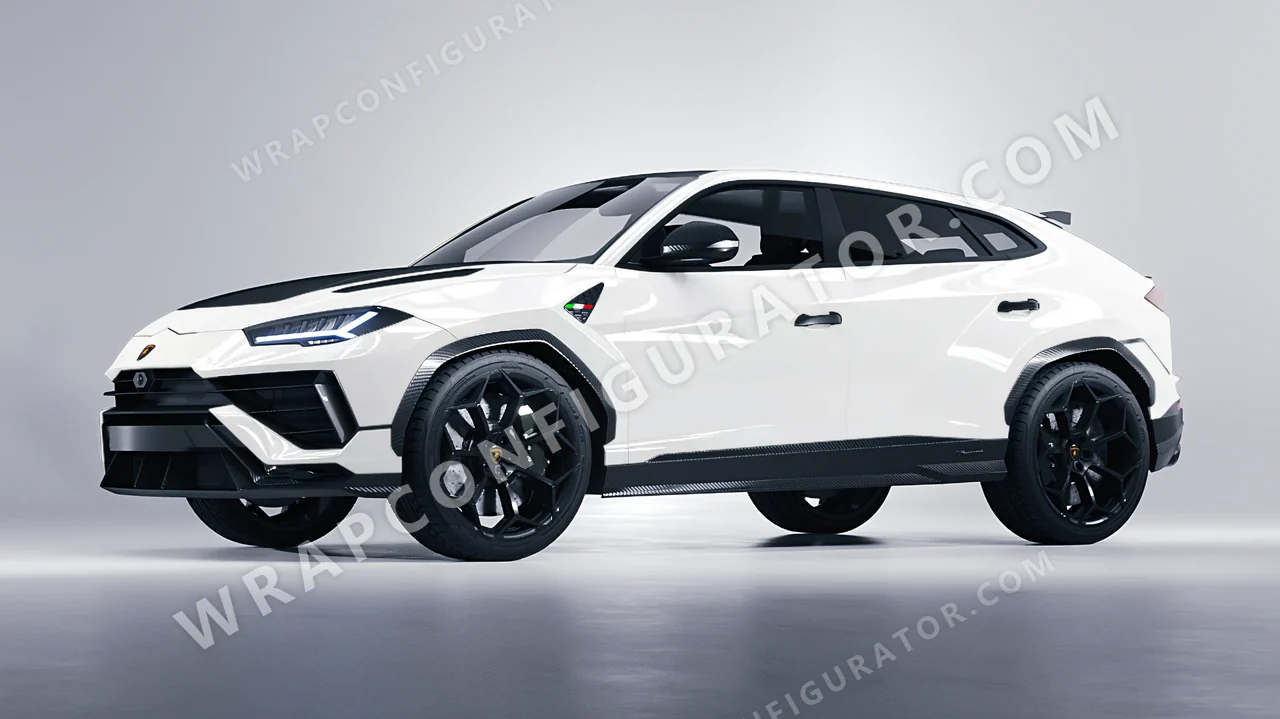 White Lamborghini Urus Performante 2024 wrapped in Inozetek Dynamic PPF Champion White DPPF920