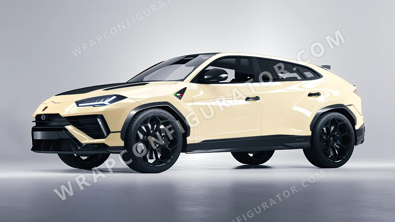 White Lamborghini Urus Performante 2024 wrapped in Inozetek Dynamic PPF The Boring White TBC101