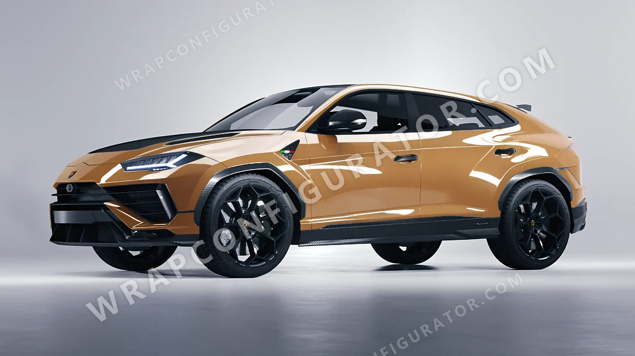 Yellow Lamborghini Urus Performante 2024 wrapped in Colourshield PPF by HyperPro Desert Yellow HGF46-P