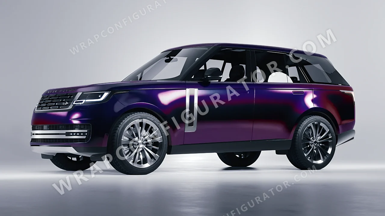 Black Land Rover Range Rover 2024 wrapped in 3M Gloss Wicked GP298