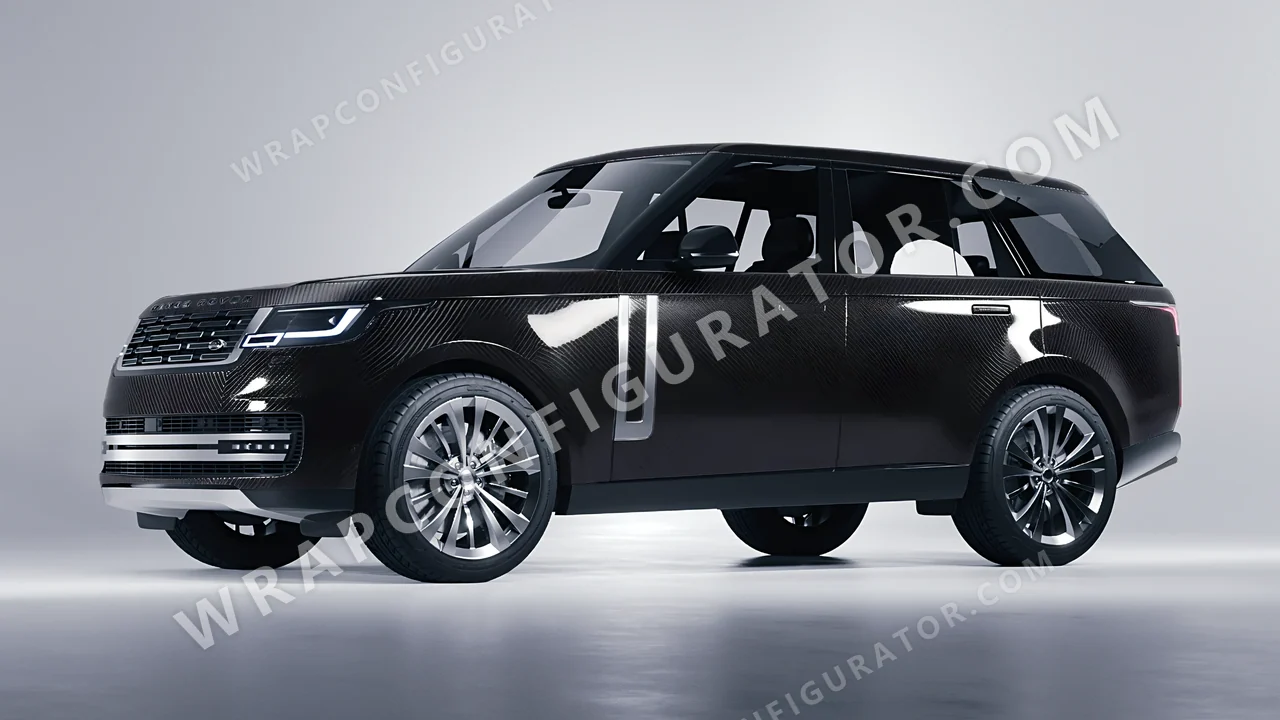 Black Land Rover Range Rover 2024 wrapped in Colourshield PPF by HyperPro Black 6D01B-P