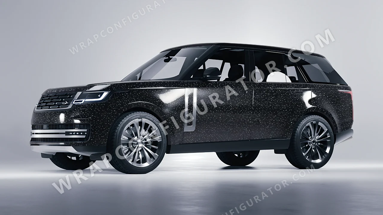 Black Land Rover Range Rover 2024 wrapped in Colourshield PPF by HyperPro Black MDF01-P