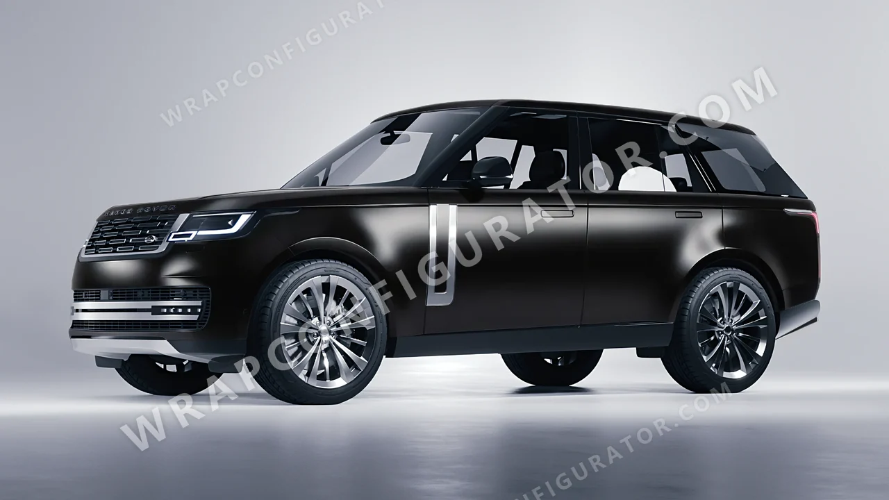 Black Land Rover Range Rover 2024 wrapped in Inozetek Dynamic PPF Midnight Black DPPF924