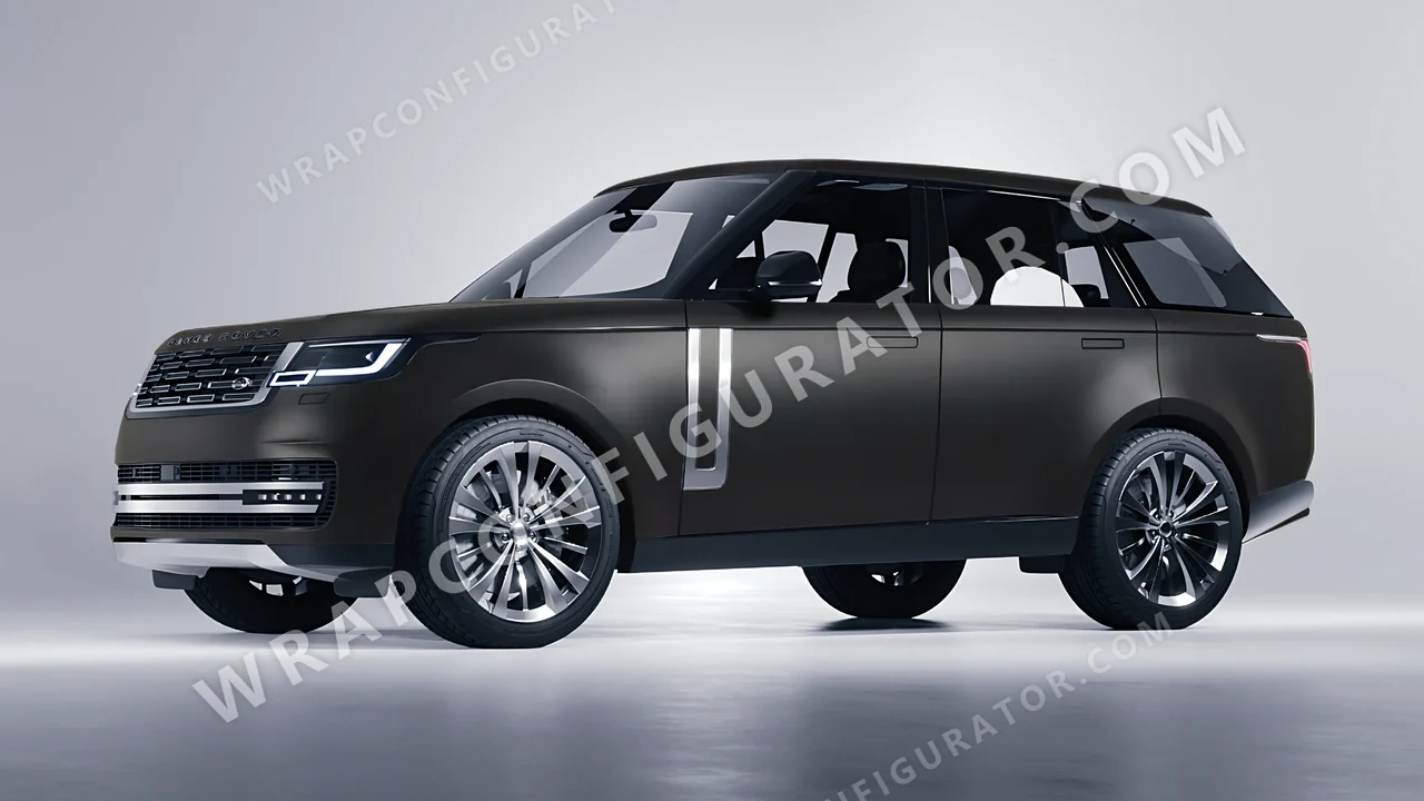 Black Land Rover Range Rover 2024 wrapped in KPMF Absolute Matt Perfect Black K75810