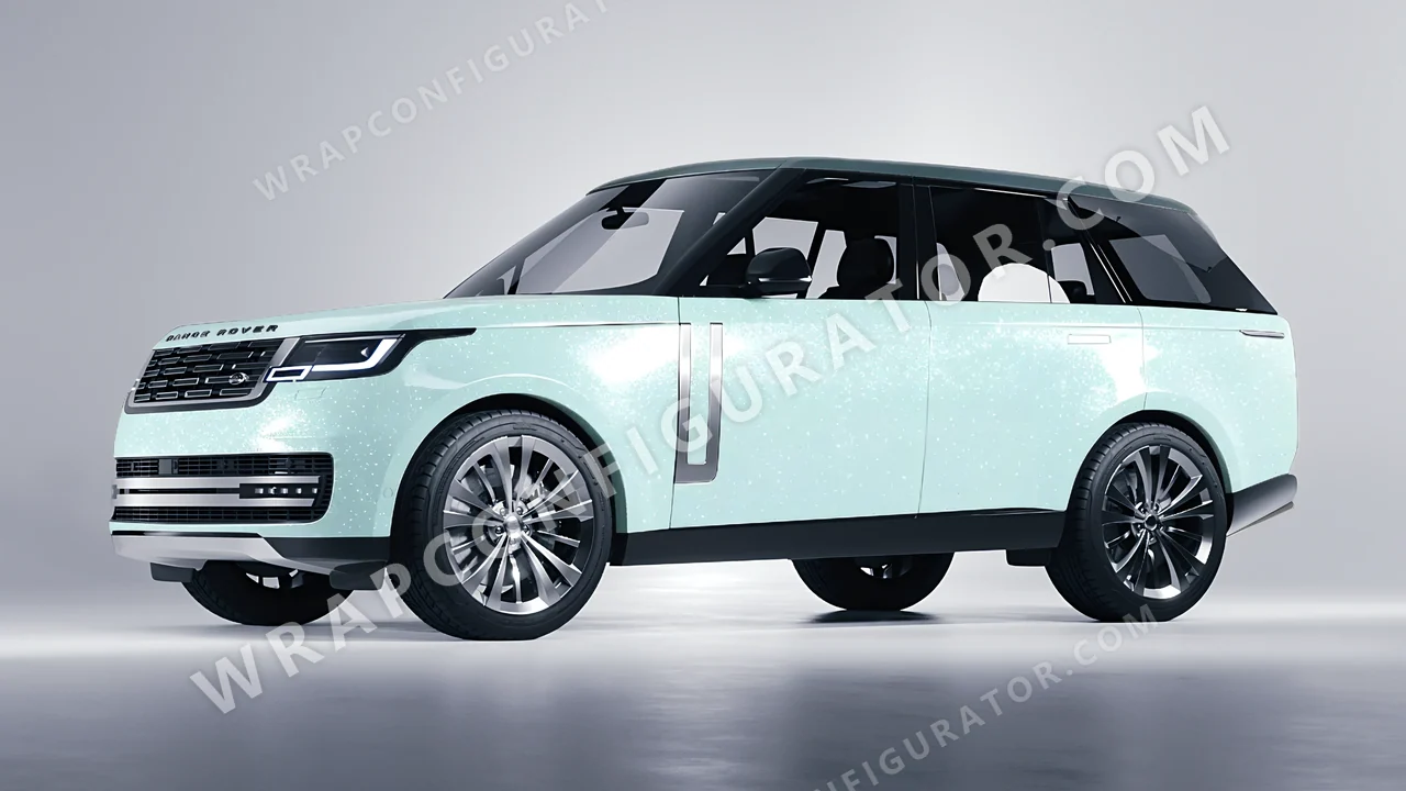 Blue Land Rover Range Rover 2024 wrapped in Colourshield PPF by HyperPro Light Blue GPF10-P