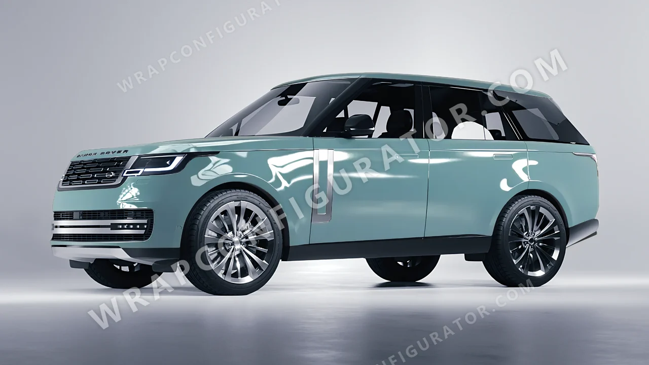 Blue Land Rover Range Rover 2024 wrapped in Colourshield PPF by HyperPro Shadow Blue HGF73-P