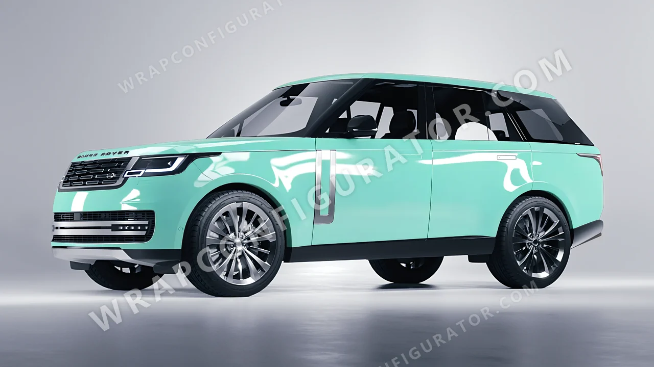 Blue Land Rover Range Rover 2024 wrapped in Colourshield PPF by HyperPro Tiffany HGF12-P
