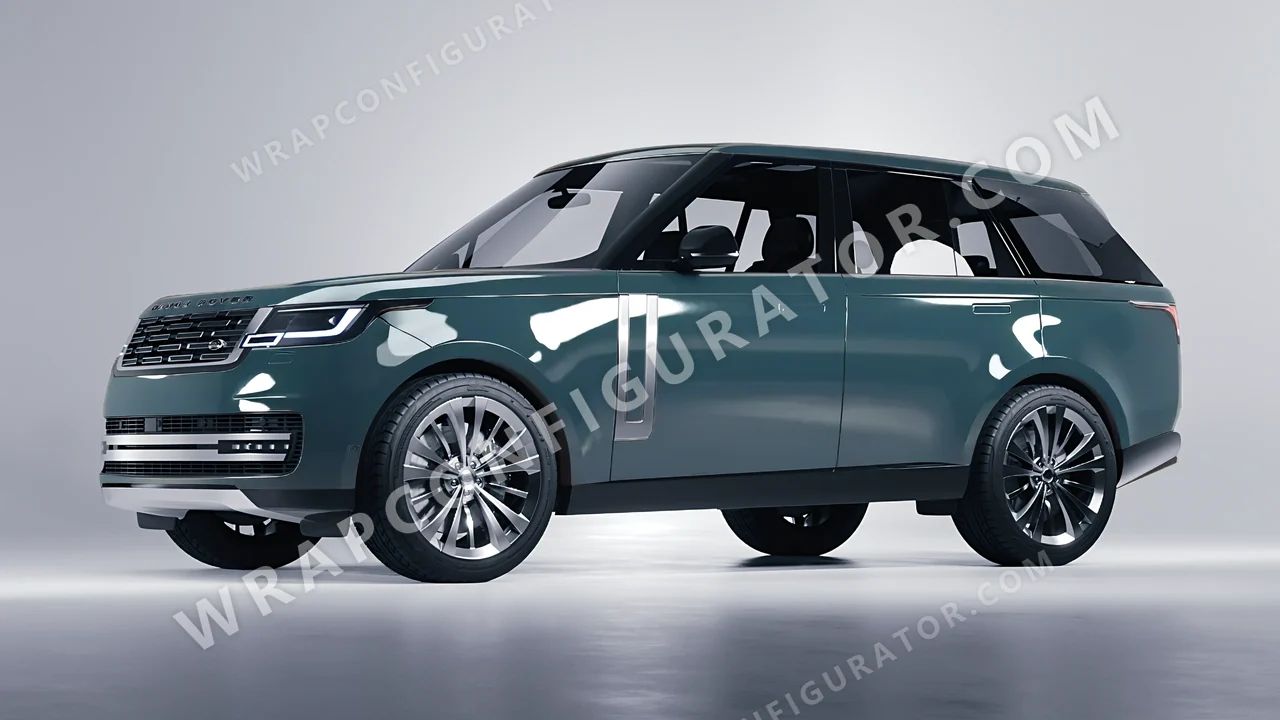 Blue Land Rover Range Rover 2024 wrapped in Inozetek Dynamic PPF Copaze Blue CPZE101