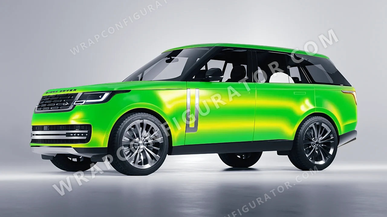 Green Land Rover Range Rover 2024 wrapped in Colourshield PPF by HyperPro Green GSF02-P