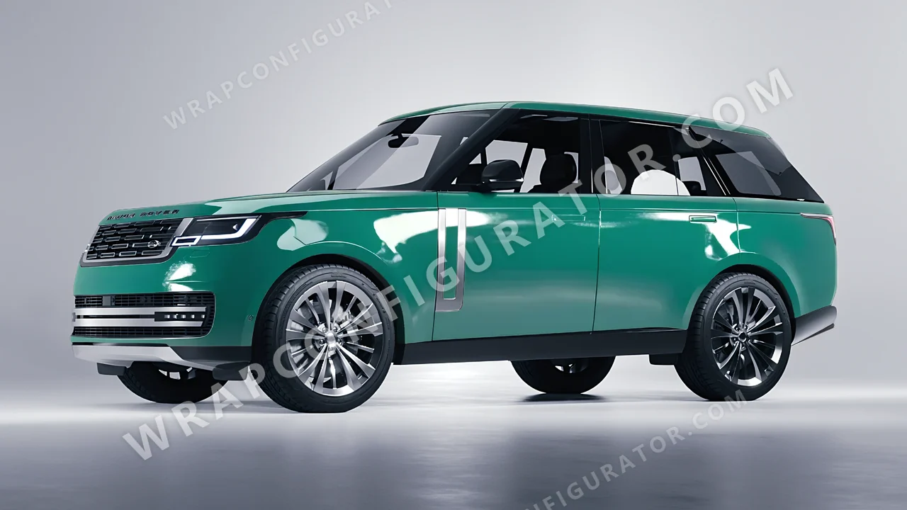 Green Land Rover Range Rover 2024 wrapped in Colourshield PPF by HyperPro Jade Green HGF93-P
