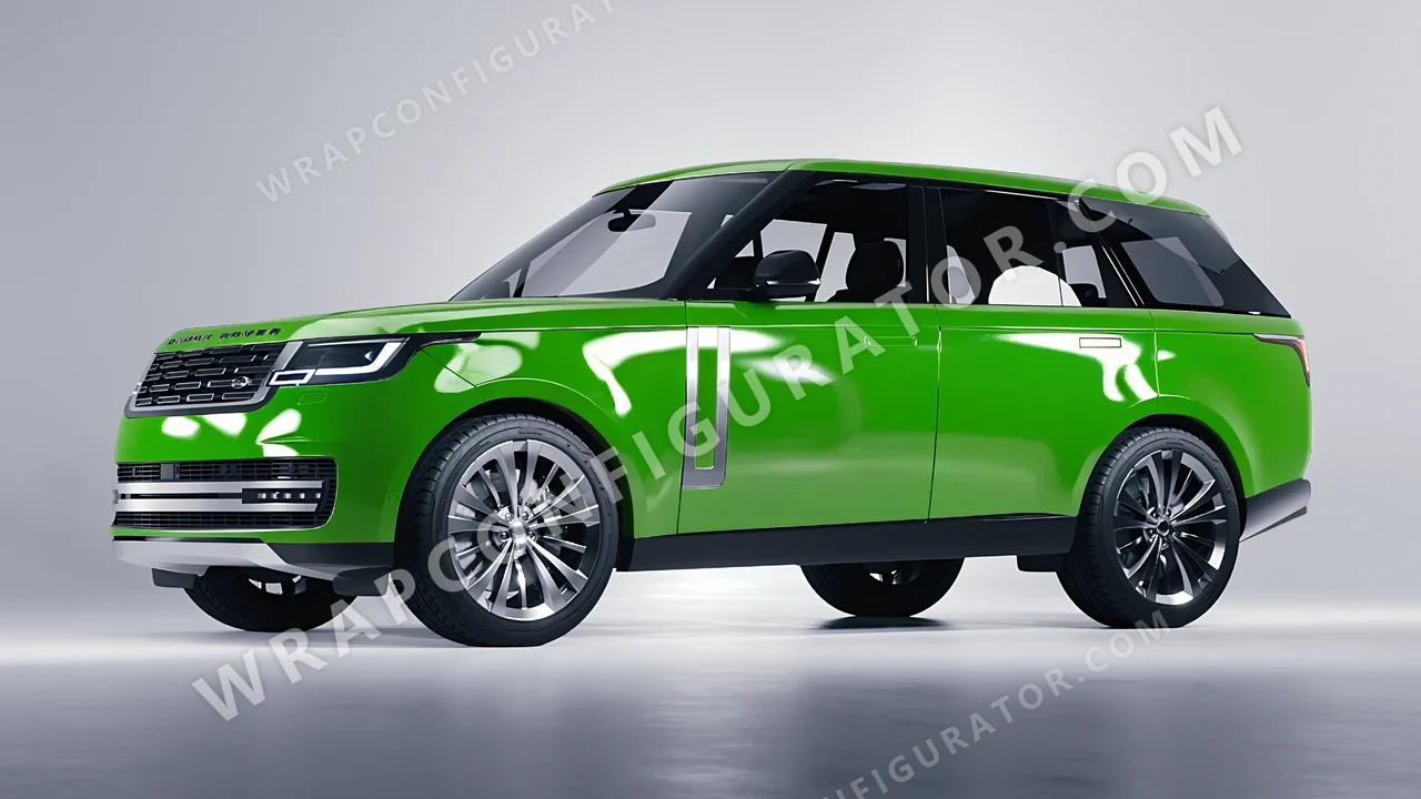 Green Land Rover Range Rover 2024 wrapped in Colourshield PPF by HyperPro Kelly Green HGF30-P