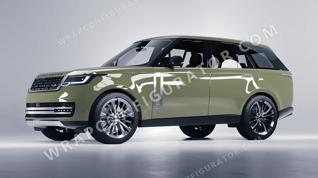 Green Land Rover Range Rover 2024 wrapped in Colourshield PPF by HyperPro Light Green HGF19-P