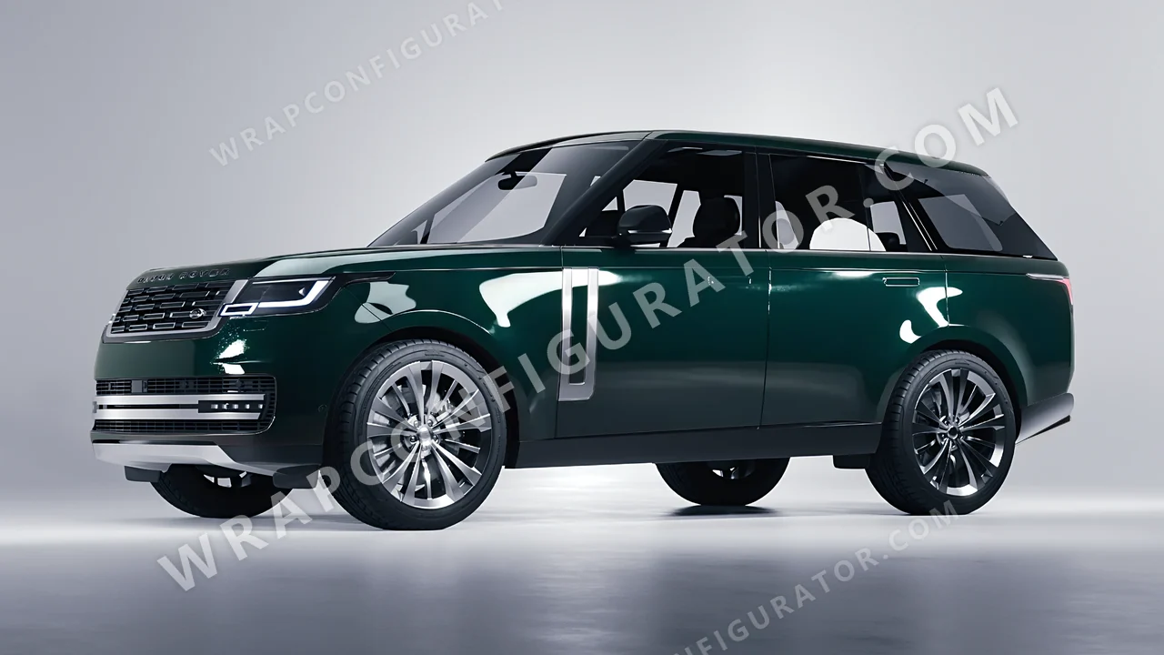 Green Land Rover Range Rover 2024 wrapped in Colourshield PPF by HyperPro Sacramento Green HGF35-P