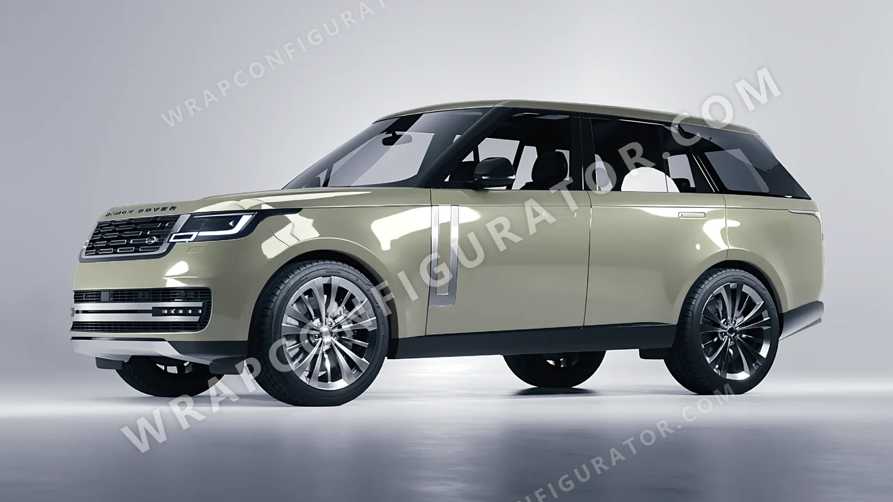 Green Land Rover Range Rover 2024 wrapped in Colourshield PPF by HyperPro Shadow Green HGM71-P