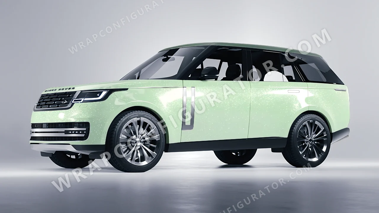 Green Land Rover Range Rover 2024 wrapped in Colourshield PPF by HyperPro Spring Green GPF08-P