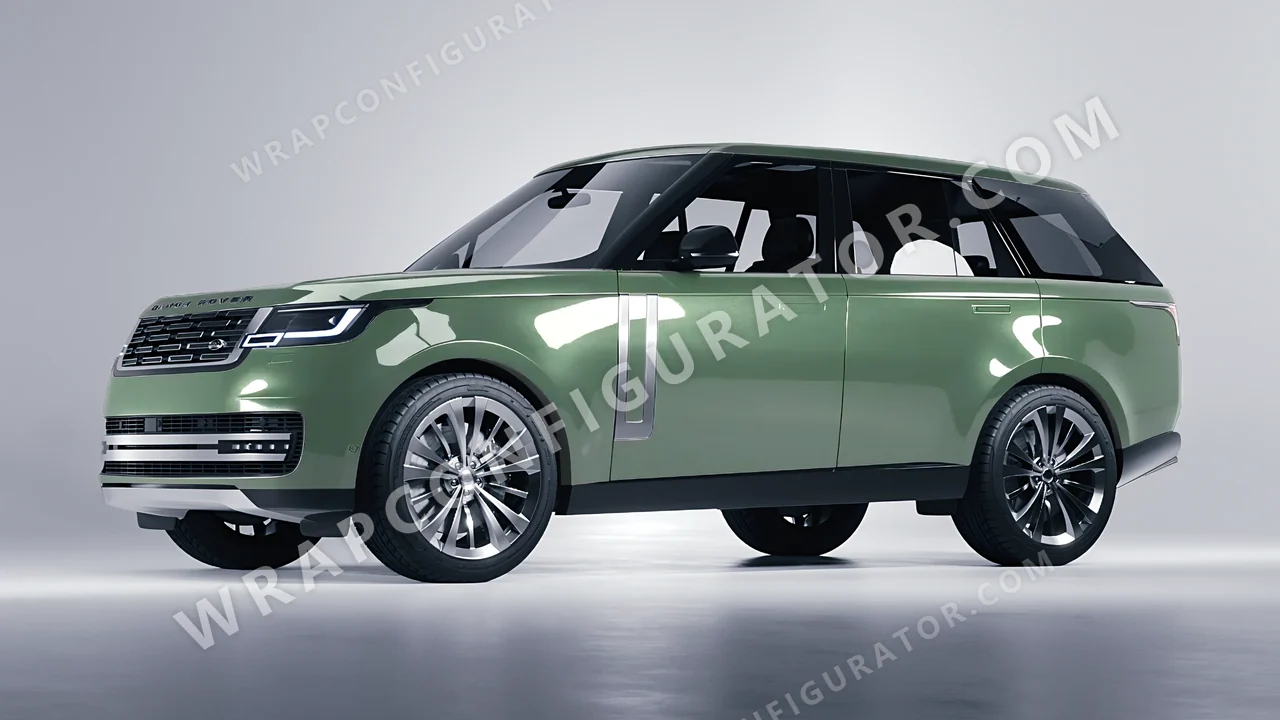 Green Land Rover Range Rover 2024 wrapped in Colourshield PPF by HyperPro Spring Green HGM69-P
