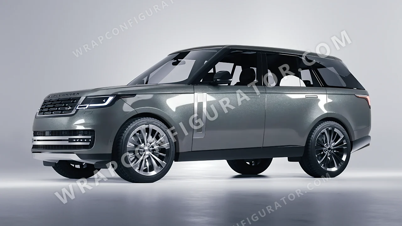 Grey Land Rover Range Rover 2024 wrapped in Avery Dennison Grey SW900-807-M