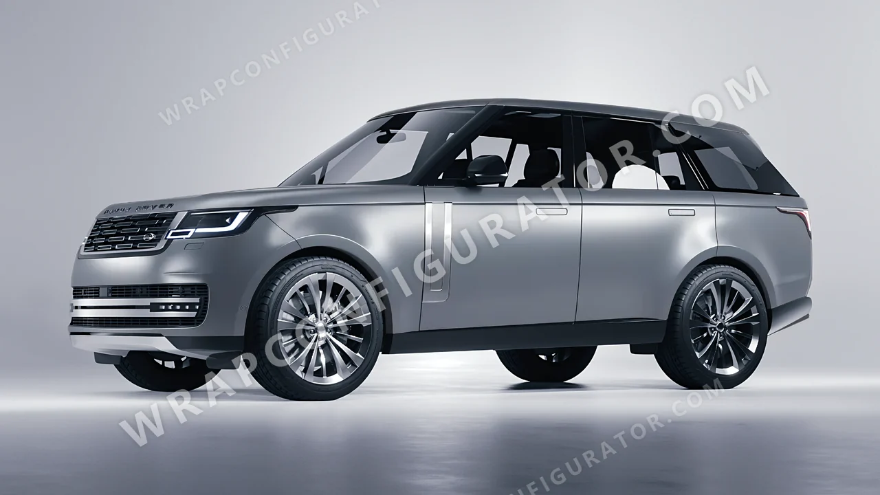 Grey Land Rover Range Rover 2024 wrapped in Avery Dennison Grey SW900-833-O
