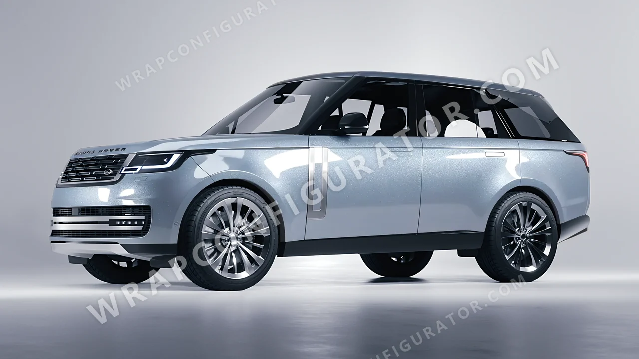 Grey Land Rover Range Rover 2024 wrapped in Avery Dennison Quick Silver SW900-816-M