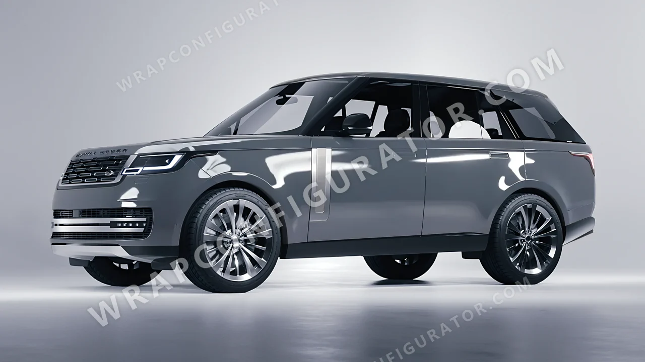 Grey Land Rover Range Rover 2024 wrapped in Avery Dennison Rock Grey SW900-821-O