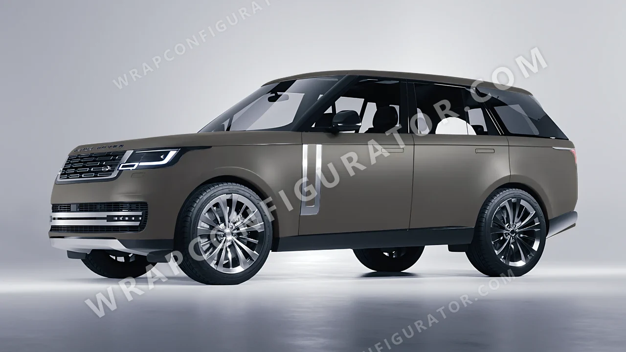 Grey Land Rover Range Rover 2024 wrapped in Colourshield PPF by HyperPro AMG Gray SMF28-P
