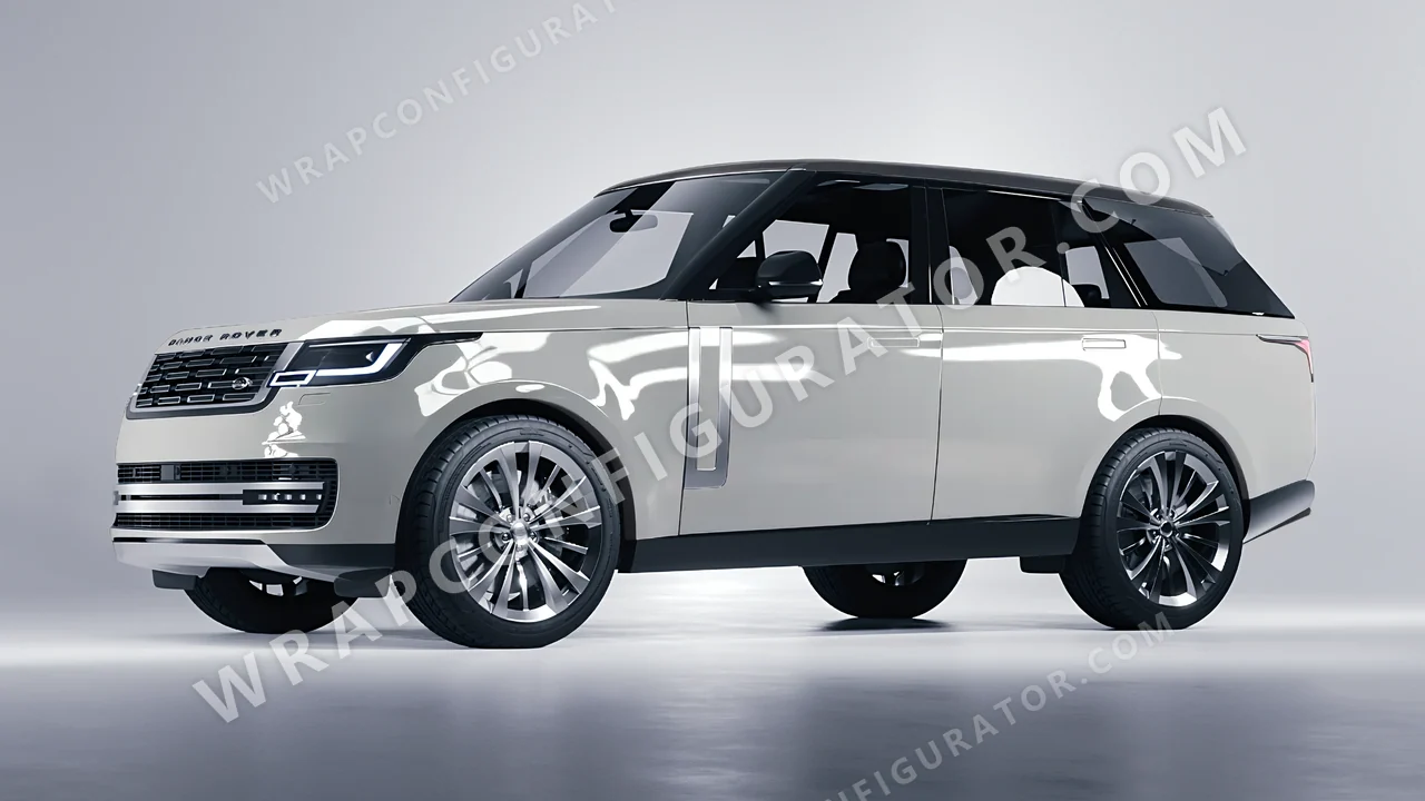 Grey Land Rover Range Rover 2024 wrapped in Colourshield PPF by HyperPro Bright Gray HGF91-P