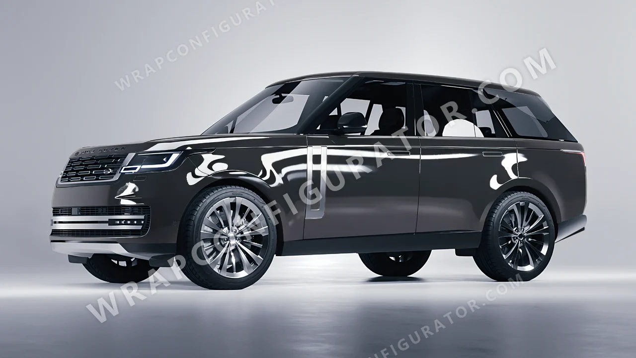 Grey Land Rover Range Rover 2024 wrapped in Colourshield PPF by HyperPro Deep Gray HGF68-P
