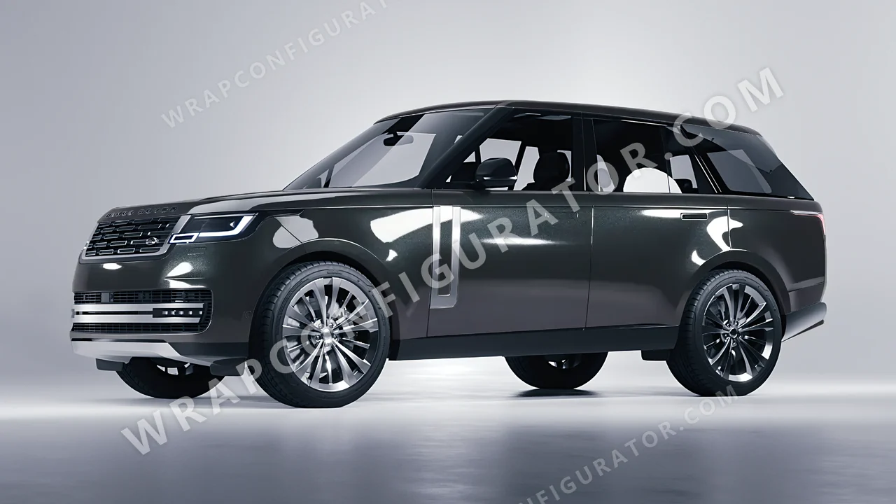 Grey Land Rover Range Rover 2024 wrapped in Colourshield PPF by HyperPro Gray HGM58-P