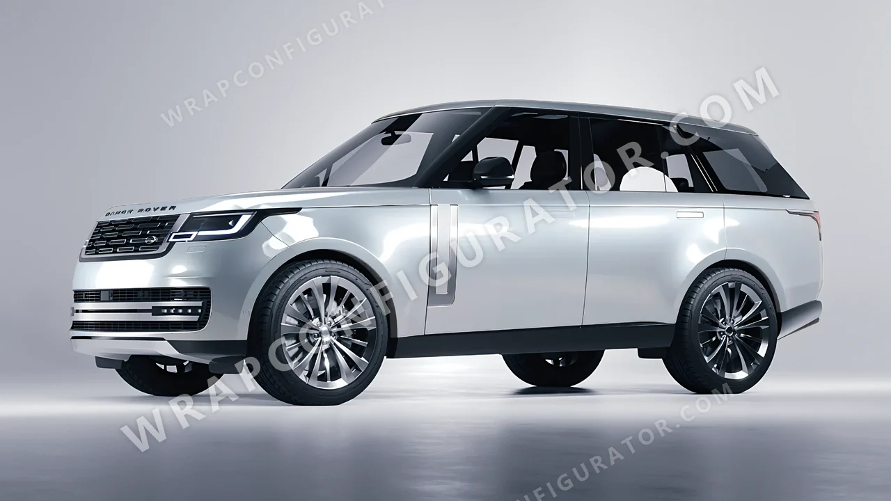 Grey Land Rover Range Rover 2024 wrapped in Colourshield PPF by HyperPro GT Silver GAF09-P