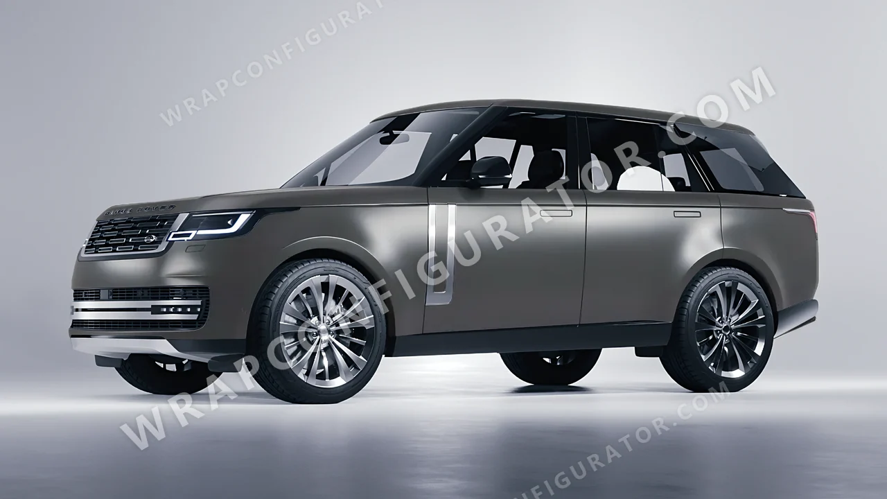 Grey Land Rover Range Rover 2024 wrapped in Colourshield PPF by HyperPro Ink Gray SMF49-P