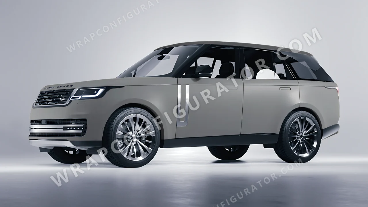 Grey Land Rover Range Rover 2024 wrapped in Colourshield PPF by HyperPro Shadow Gray SMF24-P