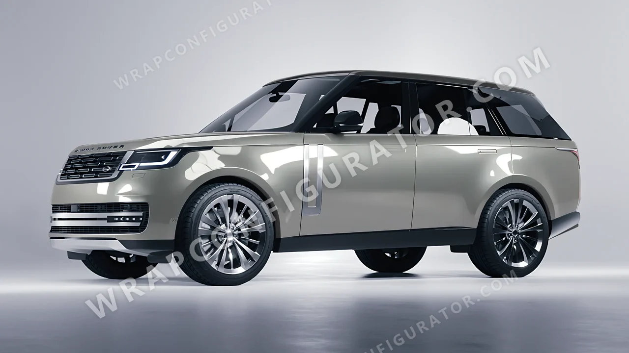 Grey Land Rover Range Rover 2024 wrapped in Colourshield PPF by HyperPro Shadow Silver GAF14-P