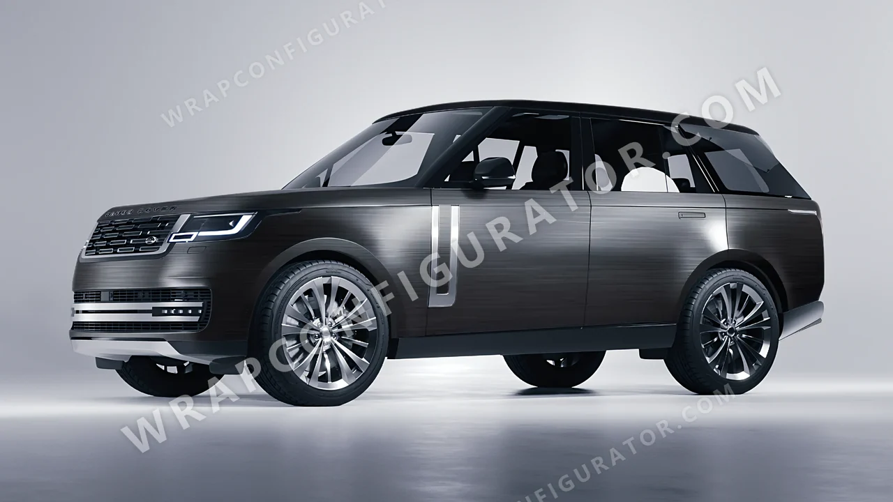 Grey Land Rover Range Rover 2024 wrapped in Colourshield PPF by HyperPro Smoke Fade MBF04-P