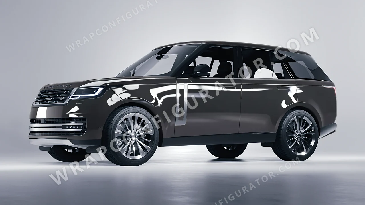 Grey Land Rover Range Rover 2024 wrapped in Colourshield PPF by HyperPro Space Gray HGF05-P