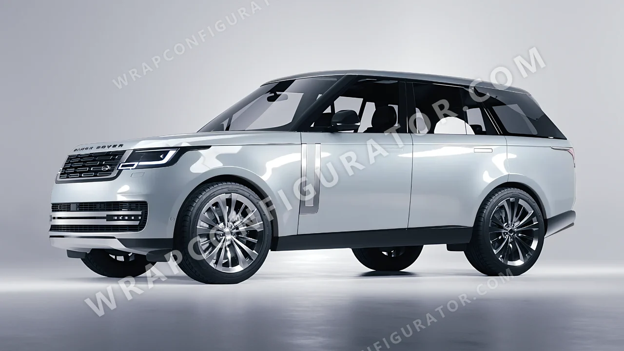 Grey Land Rover Range Rover 2024 wrapped in Inozetek Dynamic PPF Dolphin Grey DPPF904