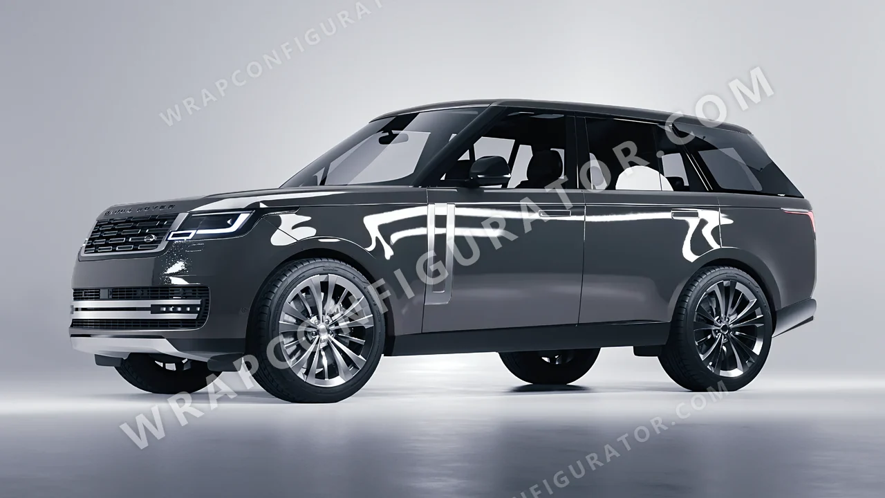 Grey Land Rover Range Rover 2024 wrapped in Inozetek Dynamic PPF Falcon Grey DPPF905