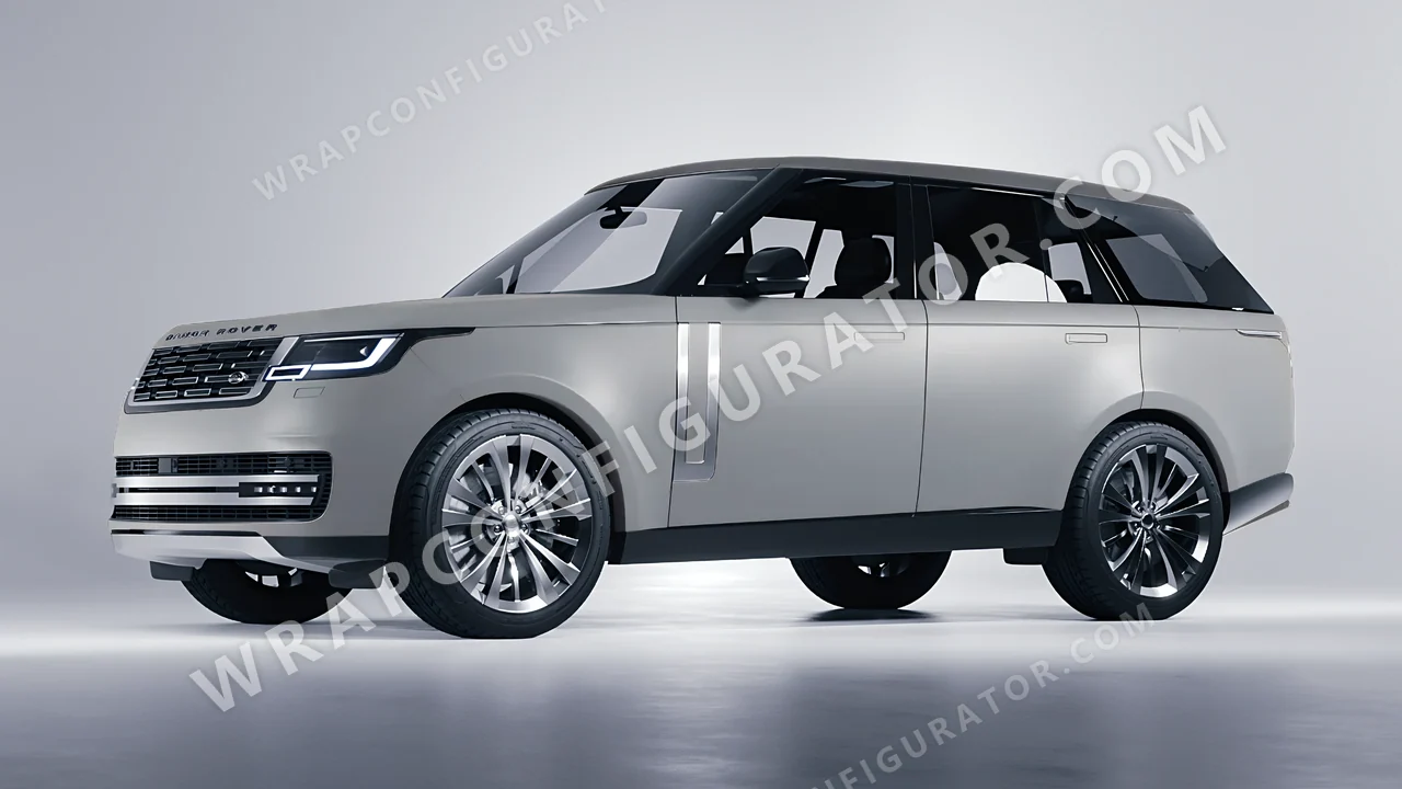 Grey Land Rover Range Rover 2024 wrapped in Inozetek Dynamic PPF Shark Grey DPPF818