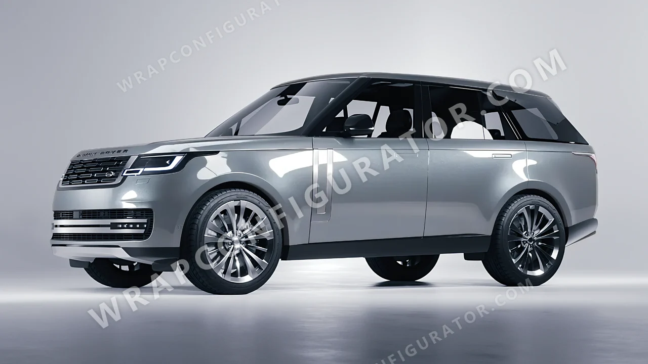 Grey Land Rover Range Rover 2024 wrapped in Inozetek Dynamic PPF Silver Bullet DPPF912