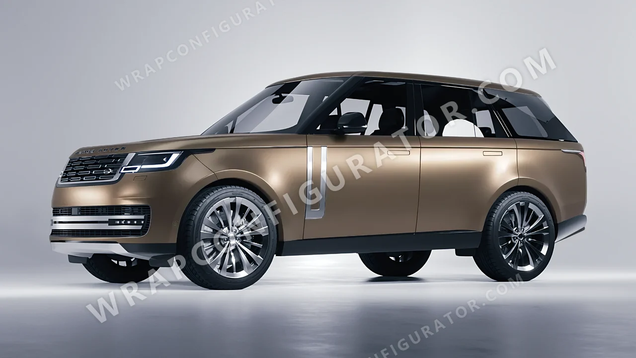 Grey Land Rover Range Rover 2024 wrapped in Inozetek Dynamic PPF Titanium DPPF813