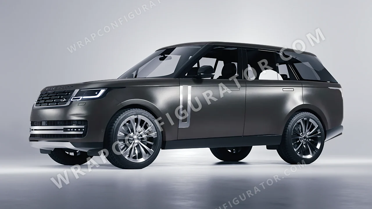 Grey Land Rover Range Rover 2024 wrapped in Inozetek Dynamic PPF Tungsten Grey DPPF811
