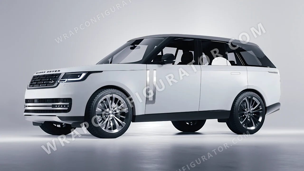 Grey Land Rover Range Rover 2024 wrapped in Inozetek Dynamic PPF Ultimate Grey DPPF809