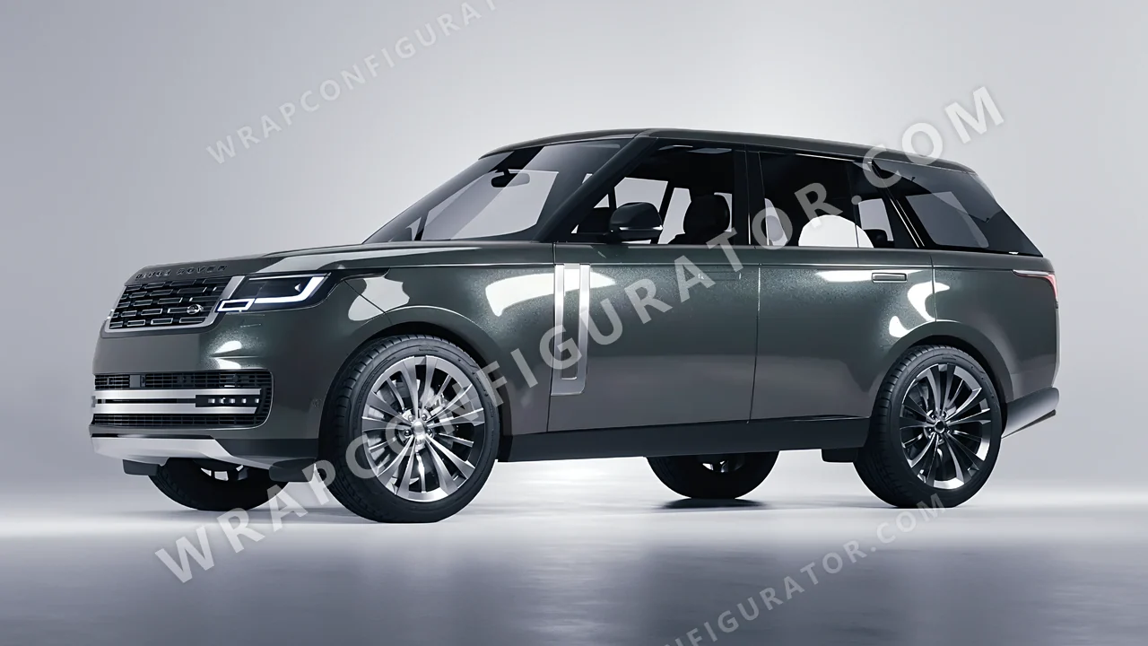 Grey Land Rover Range Rover 2024 wrapped in ORACAL Graphite 970RA-932G