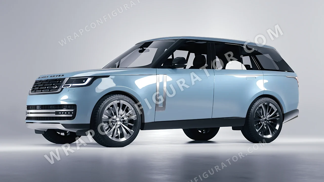 Grey Land Rover Range Rover 2024 wrapped in ORACAL Millennium Grey 970RA-793G