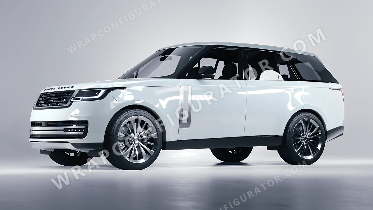 Grey Land Rover Range Rover 2024 wrapped in ORACAL Stone Grey 970RA-711G