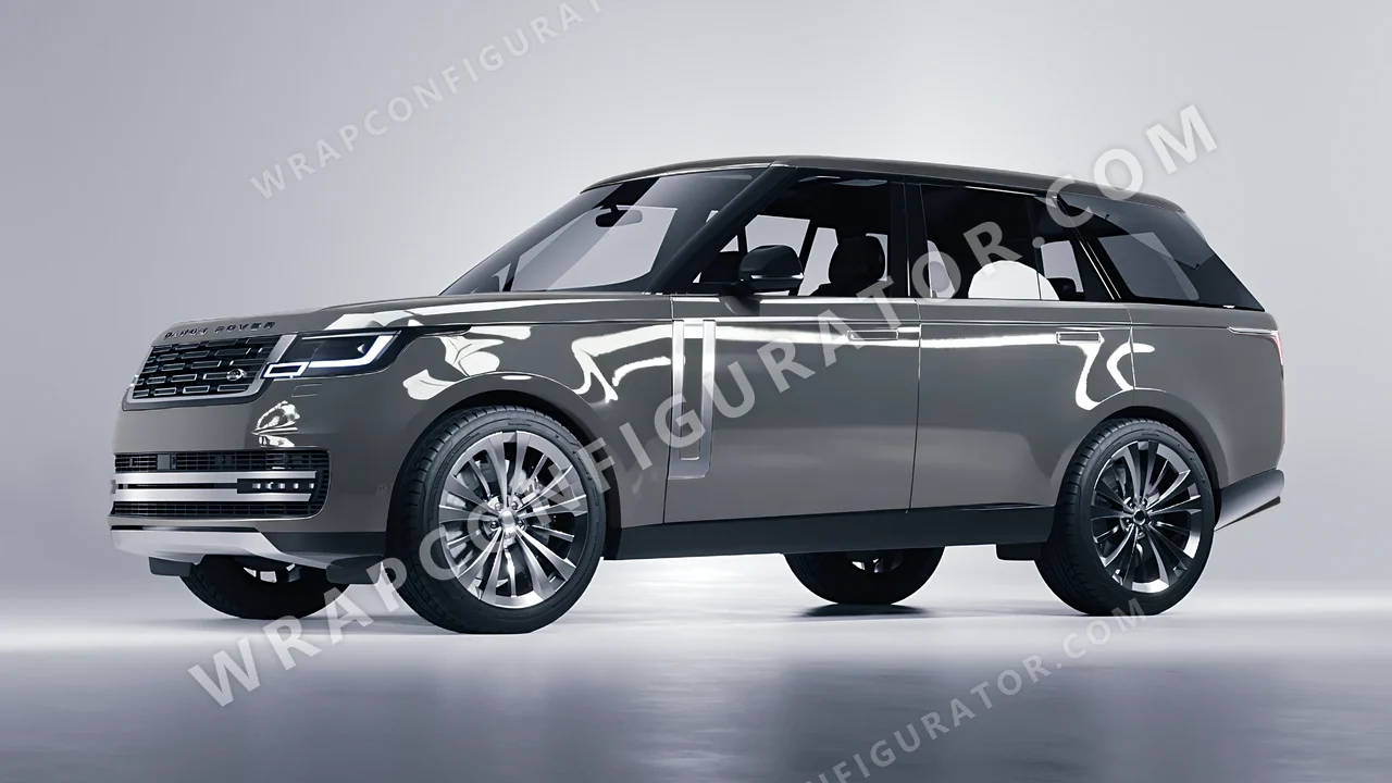 Grey Land Rover Range Rover 2024 wrapped in ORACAL Telegrey 970RA-076G
