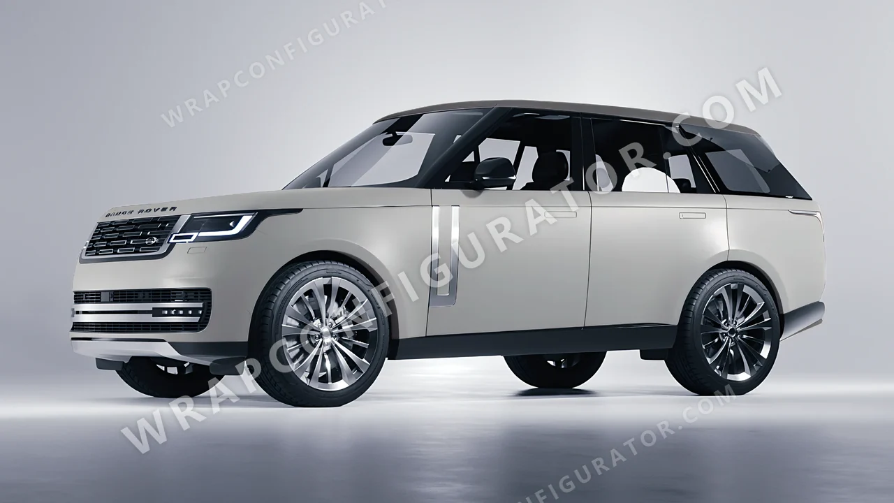 Grey Land Rover Range Rover 2024 wrapped in ORACAL Telegrey 970RA-076M