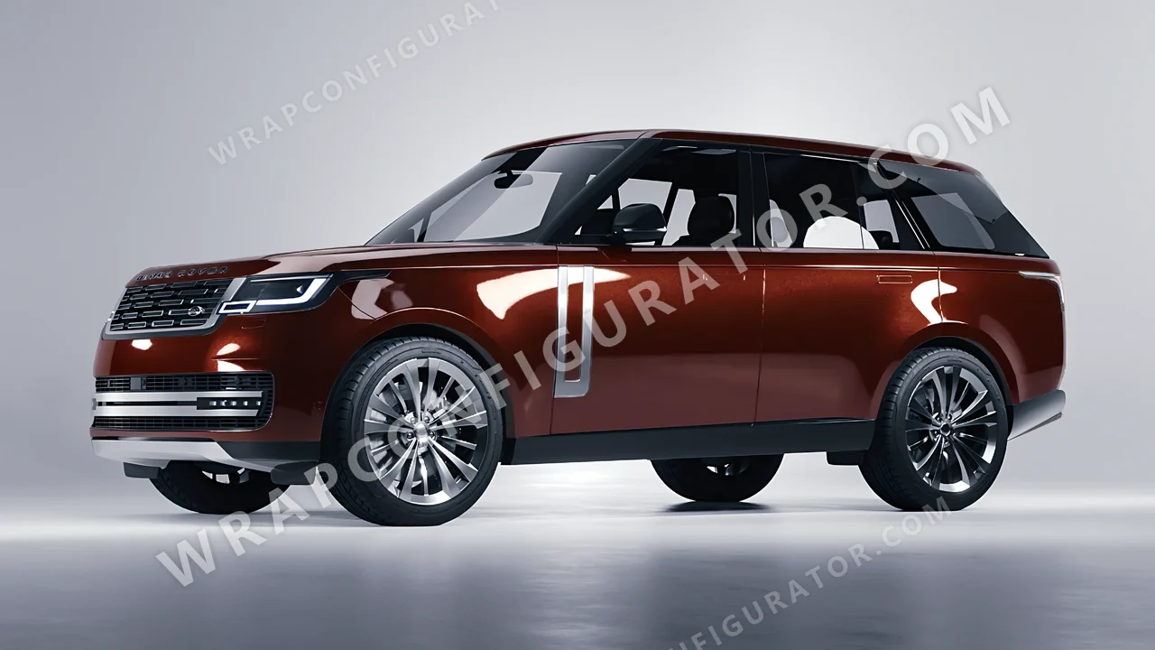 Orange Land Rover Range Rover 2024 wrapped in Colourshield PPF by HyperPro Copper HGM77-P