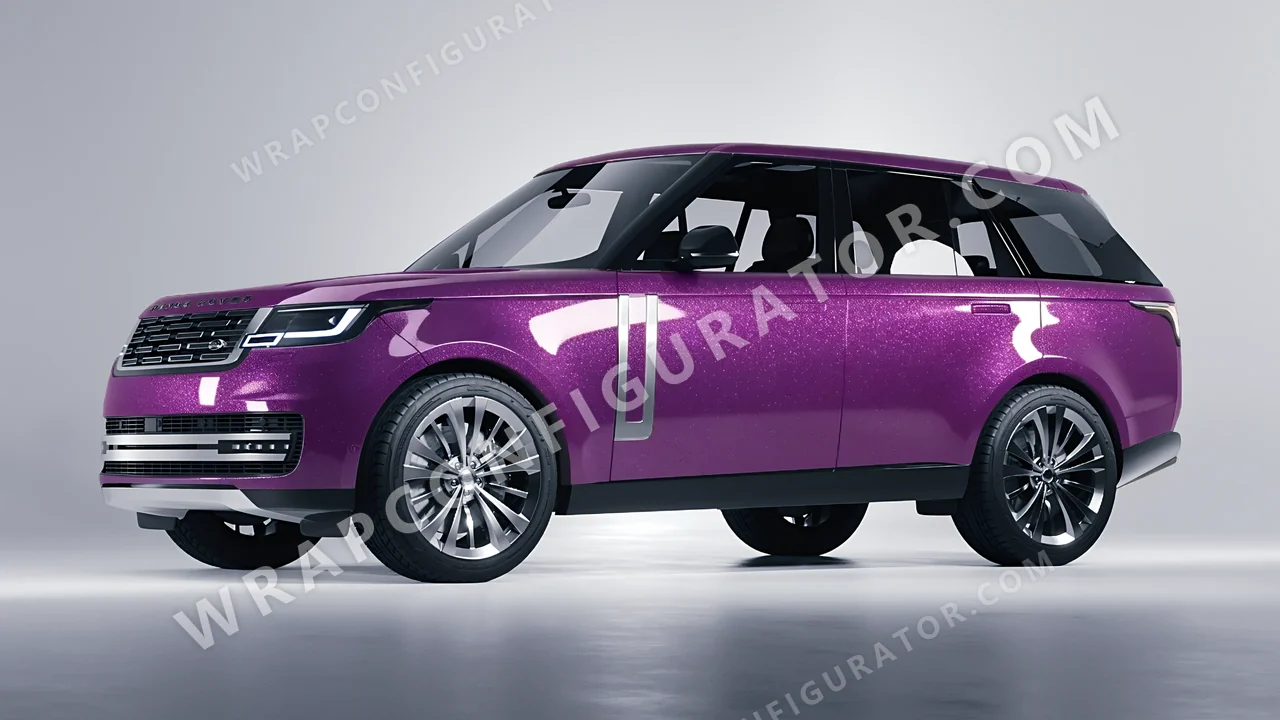 Pink Land Rover Range Rover 2024 wrapped in Avery Dennison Cosmic Rose SW900-526-M