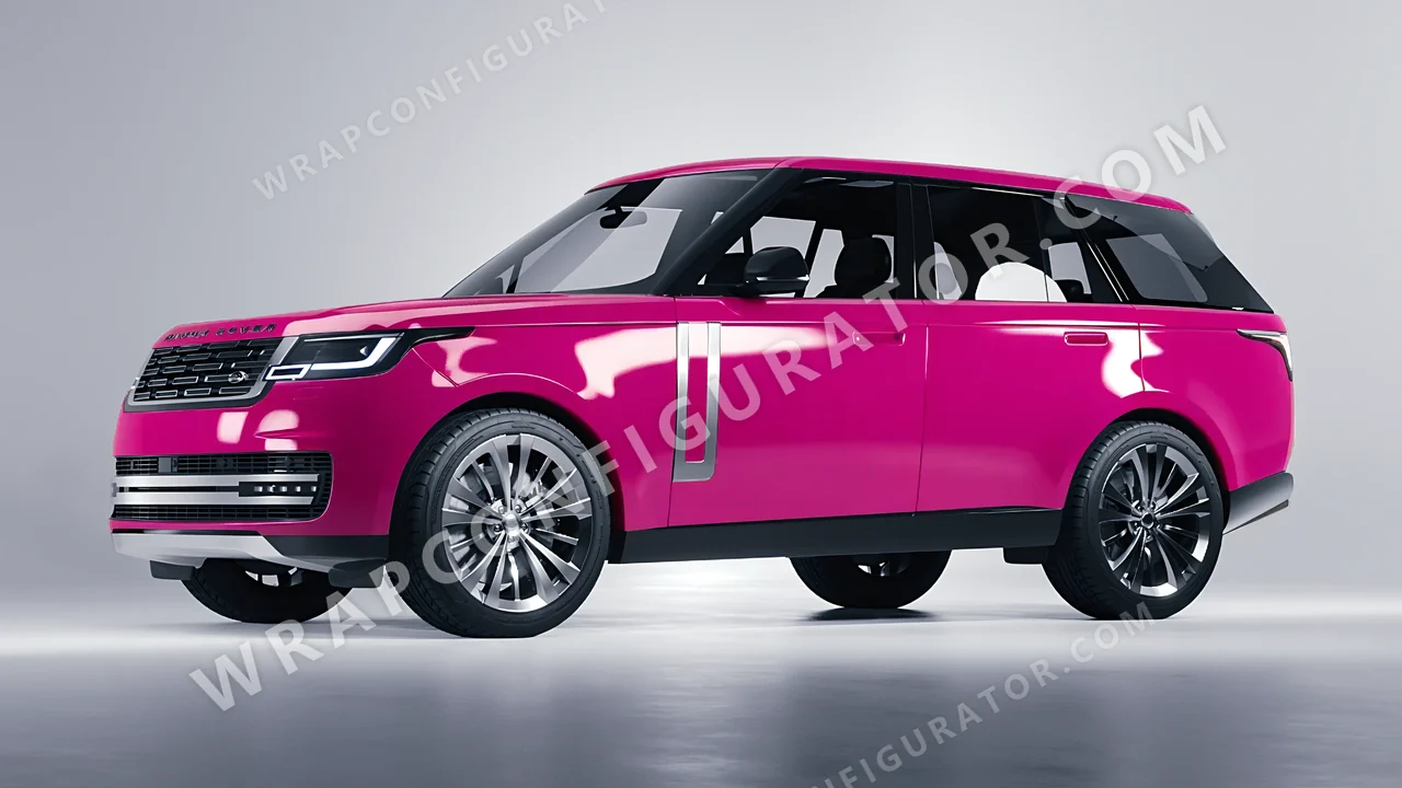 Pink Land Rover Range Rover 2024 wrapped in Avery Dennison Pool Party Pink SW900-517-O